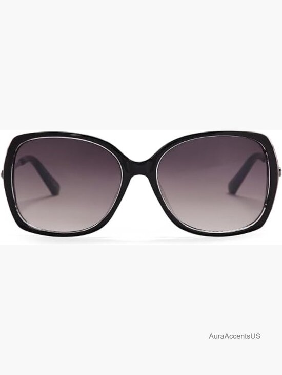UV400 Protective Oval Sunglasses with Metal Temple main image 5